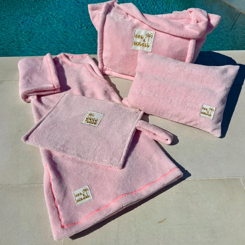 ensemble cabas coussin tunique pochette rose ensemble cabas coussin tunique pochette rose