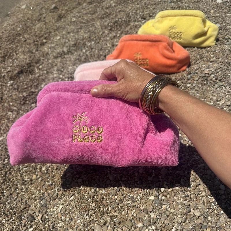 pochette eponge bambou cococlutch fuchsia pochette eponge bambou cococlutch fuchsia
