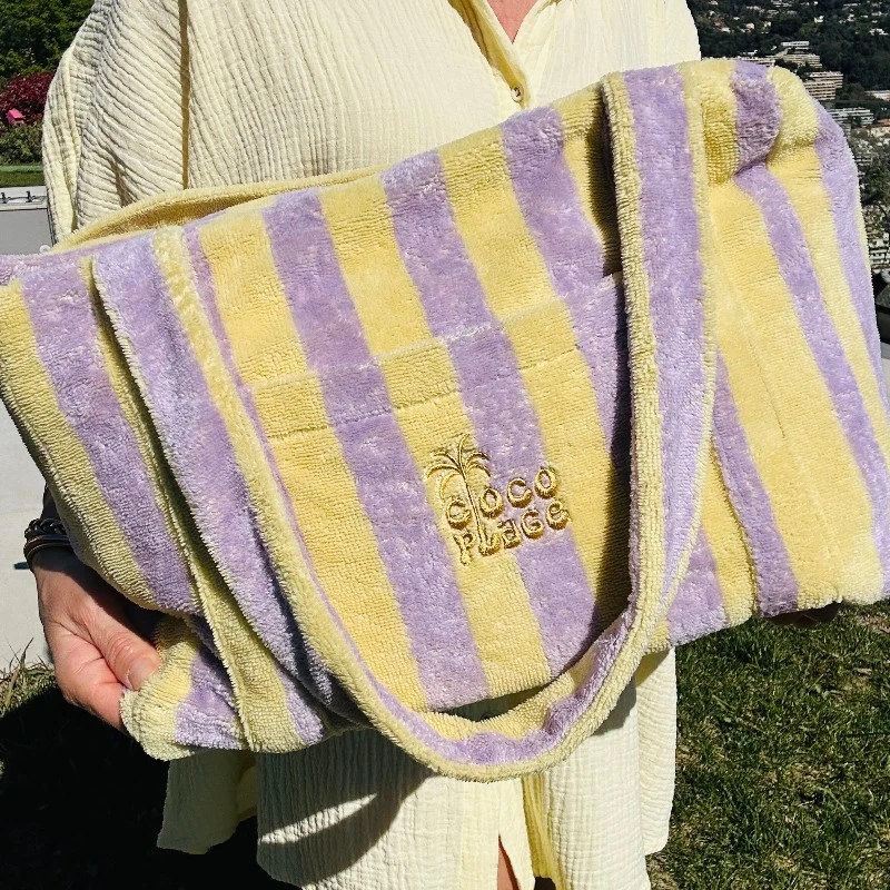 sac evasion lilas eponge bambou
